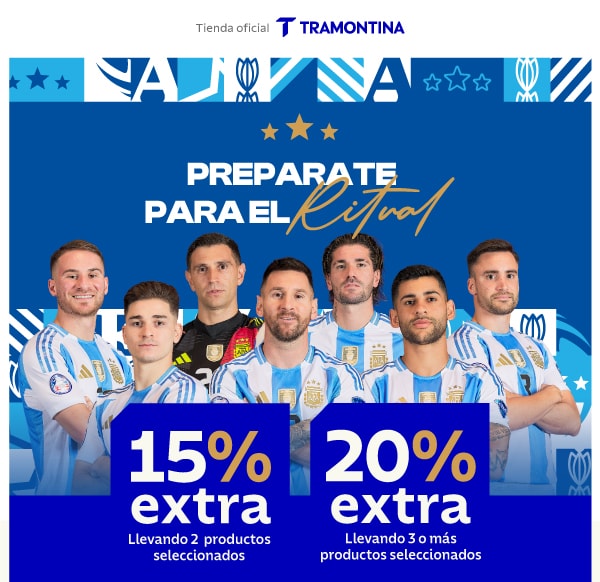 Preparate para el ritual hasta 20% de descuento extra